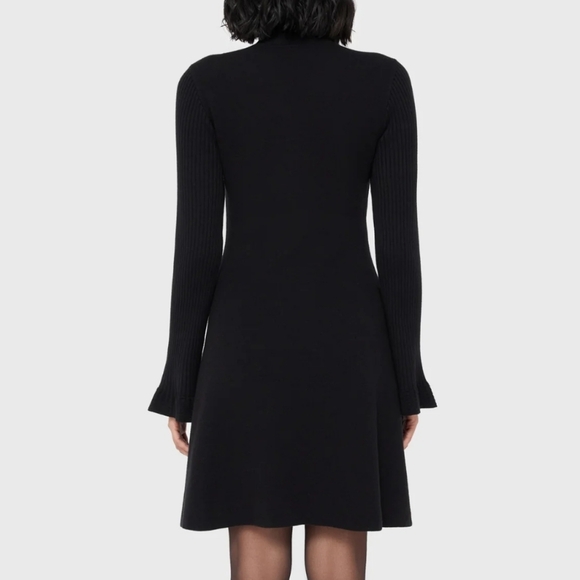 Killstar Black Long Sleeve Dress with Symbol - Picture 4 of 5